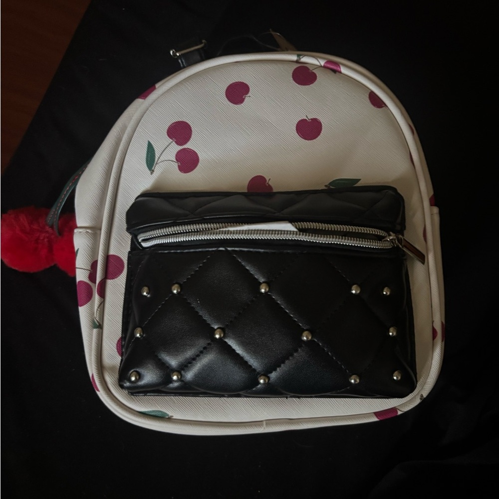 California Sunshine mini backpack cherry design cute & compact